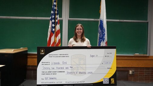 Cadet Reed earns a 4-year scholarship