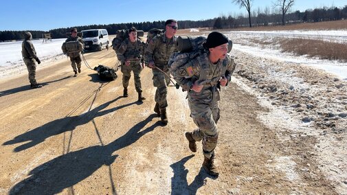 Cadets competing at Northern Warfare